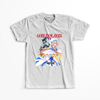 Koszulka Biała Goblin Slayer WYBIERZ KOLOR KOSZULKI I FASON