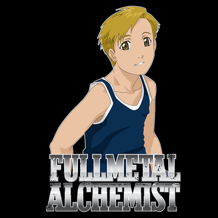Koszulka Czarna Fullmetal Alchemist - WYBIERZ KOLOR KOSZULKI I FASON