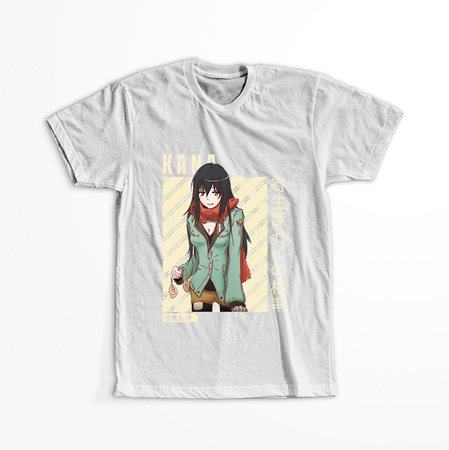 Koszulka Biała Parasyte - WYBIERZ KOLOR KOSZULKI I FASON