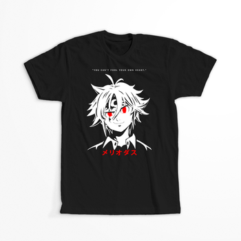 Koszulka Czarna Seven Deadly Sins - WYBIERZ KOLOR KOSZULKI I FASON