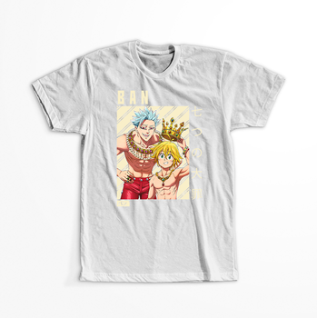 Koszulka Biała Seven Deadly Sins - WYBIERZ KOLOR KOSZULKI I FASON