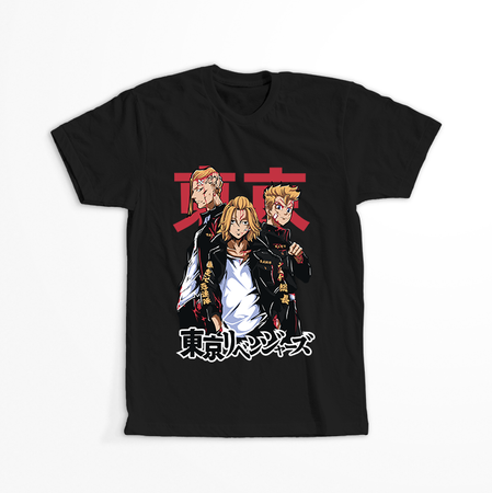 Koszulka Czarna Tokyo Revengers WYBIERZ KOLOR KOSZULKI I FASON