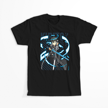 Koszulka Czarna Sword Art Online - WYBIERZ KOLOR KOSZULKI I FASON