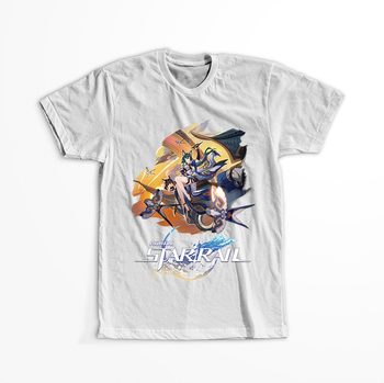 Koszulka Biała - Honkai Star Rail  - Yukong WYBIERZ KOLOR KOSZULKI I FASON