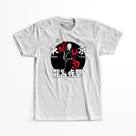 Koszulka Biała Tokyo Revengers WYBIERZ KOLOR KOSZULKI I FASON