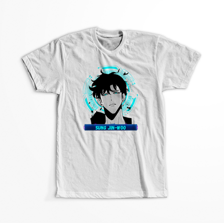 Koszulka Biała - Solo Leveling - WYBIERZ KOLOR KOSZULKI I FASON