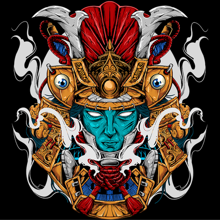 Koszulka Samuraj WYBIERZ KOLOR KOSZULKI I FASON