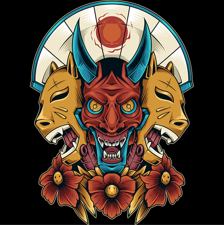 Koszulka Samuraj WYBIERZ KOLOR KOSZULKI I FASON