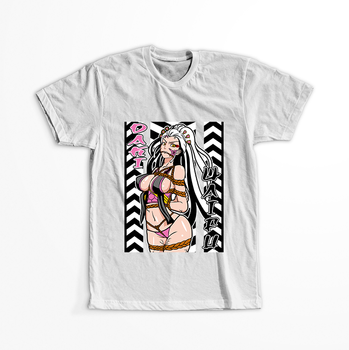 Koszulka Biała Demon Slayer / Kimetsu no Yaiba / Miecz zabójcy demonów - WYBIERZ KOLOR KOSZULKI I FASON