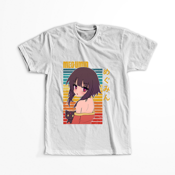 Koszulka Biała KonoSuba: God's Blessing on This Wonderful World! / Kono Subarashii Sekai ni Shukufuku wo! - WYBIERZ KOLOR KOSZULKI I FASON