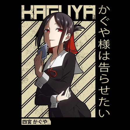 Koszulka Biała Kaguya-sama Love Is War WYBIERZ KOLOR KOSZULKI I FASON