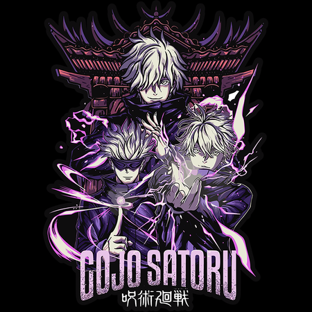 Koszulka Biała Jujutsu Kaisen - WYBIERZ KOLOR KOSZULKI I FASON