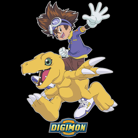 Koszulka Czarna - Digimon - WYBIERZ KOLOR KOSZULKI I FASON