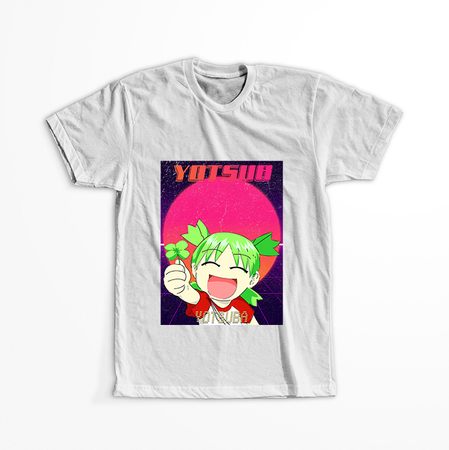 Koszulka Biała Yotsuba! WYBIERZ KOLOR KOSZULKI I FASON