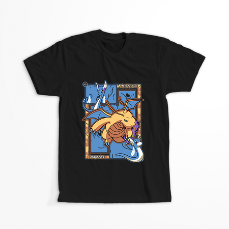 Koszulka Czarna - Pokemon x Naruto - WYBIERZ KOLOR KOSZULKI I FASON