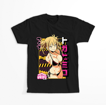 Koszulka Czarna My Hero Academia / Akademia bohaterów - WYBIERZ KOLOR KOSZULKI I FASON