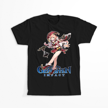 Koszulka Czarna Genshin Impact - Yanfei - WYBIERZ KOLOR