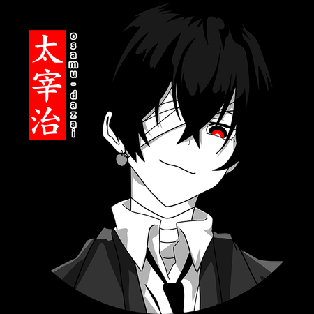 Koszulka Biała - Bungou Stray Dogs - WYBIERZ KOLOR KOSZULKI I FASON