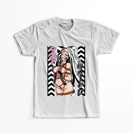 Koszulka Biała Demon Slayer / Kimetsu no Yaiba / Miecz zabójcy demonów - WYBIERZ KOLOR KOSZULKI I FASON