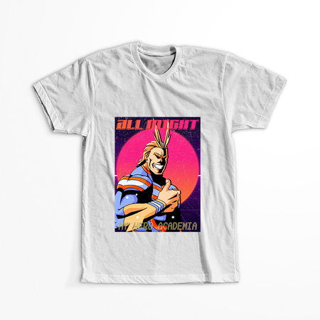 Koszulka Biała My Hero Academia / Akademia bohaterów - WYBIERZ KOLOR KOSZULKI I FASON