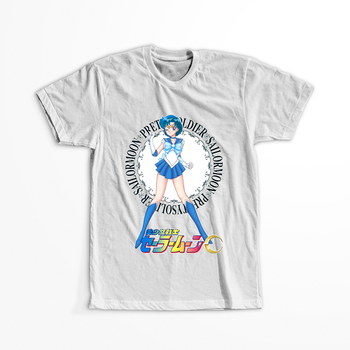Koszulka Biała Sailor Moon WYBIERZ KOLOR KOSZULKI I FASON