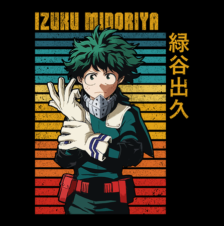 Koszulka Biała My Hero Academia / Akademia bohaterów - WYBIERZ KOLOR KOSZULKI I FASON