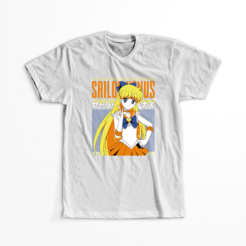 Koszulka Biała - Czarodziejka z księżyca / Sailor Moon - WYBIERZ KOLOR KOSZULKI I FASON