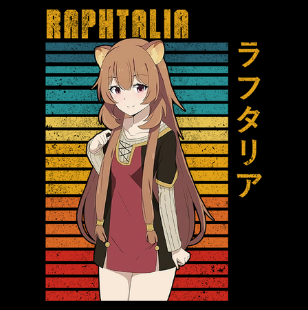 Koszulka Biała - The Rising of the Shield Hero - WYBIERZ KOLOR KOSZULKI I FASON