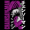 Koszulka Czarna Chainsaw Man WYBIERZ KOLOR KOSZULKI I FASON