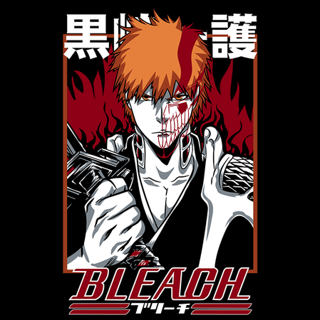 Koszulka Biała Bleach - WYBIERZ KOLOR KOSZULKI I FASON