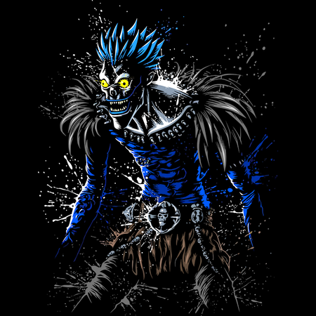 Koszulka Czarna Death Note - WYBIERZ KOLOR KOSZULKI I FASON