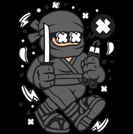 Torba z uszami z Ninja