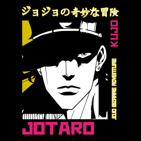 Koszulka Biała JOJO's Bizarre Adventure - WYBIERZ KOLOR KOSZULKI I FASON