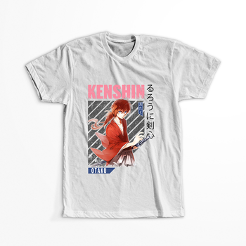 Koszulka Biała Rurouni Kenshin WYBIERZ KOLOR KOSZULKI I FASON