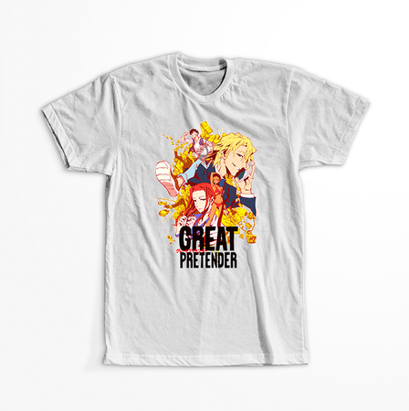 Koszulka Biała Great Pretender - WYBIERZ KOLOR KOSZULKI I FASON