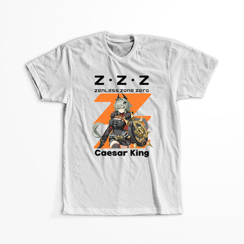 Koszulka Biała - Zenless Zone Zero - WYBIERZ KOLOR KOSZULKI I FASON