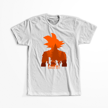 Koszulka Biała Dragon Ball - WYBIERZ KOLOR KOSZULKI I FASON