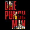 Koszulka Czarna One-Punch Man - WYBIERZ KOLOR KOSZULKI I FASON