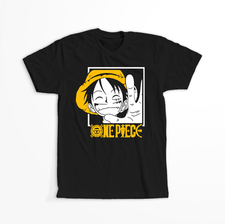 Koszulka Czarna One Piece - WYBIERZ KOLOR KOSZULKI I FASON