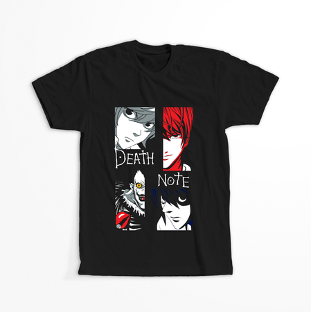 Koszulka Czarna Death Note - WYBIERZ KOLOR KOSZULKI I FASON