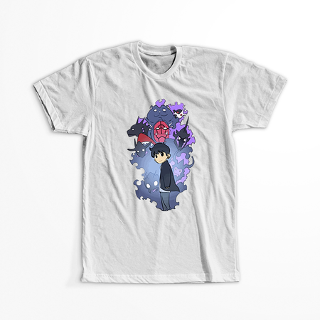 Koszulka Biała - Solo Leveling - WYBIERZ KOLOR KOSZULKI I FASON