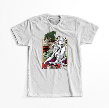 Koszulka Biała Demon Slayer / Kimetsu no Yaiba / Miecz zabójcy demonów - WYBIERZ KOLOR KOSZULKI I FASON