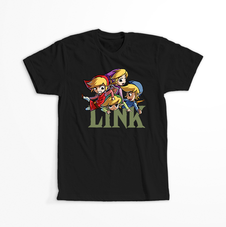 Koszulka Czarna The Legend of Zelda - WYBIERZ KOLOR KOSZULKI I FASON