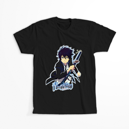 Koszulka Czarna Ao No Exorcist / Blue Exorcist - WYBIERZ KOLOR KOSZULKI I FASON