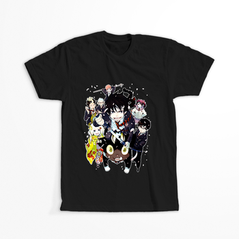 Koszulka Czarna Ao No Exorcist / Blue Exorcist - WYBIERZ KOLOR KOSZULKI I FASON