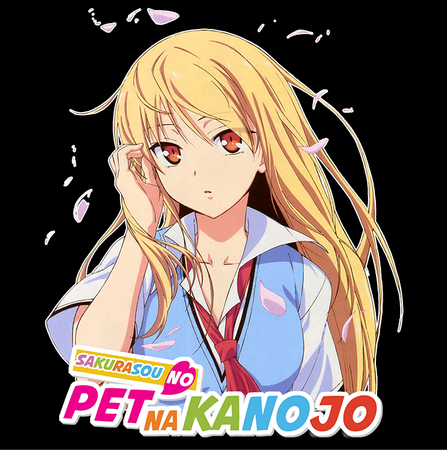 Koszulka Czarna Sakurasou No Pet Na Kanojo WYBIERZ KOLOR KOSZULKI I FASON