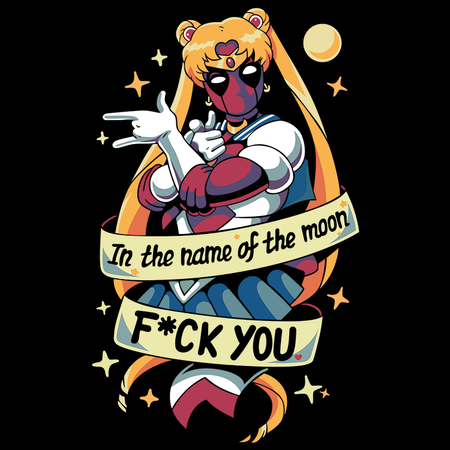 Koszulka Czarna - Czarodziejka z księżyca / Sailor Moon - WYBIERZ KOLOR KOSZULKI I FASON