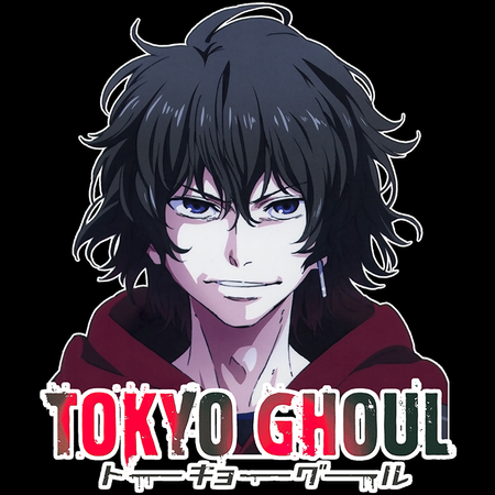 Koszulka Czarna Tokyo Ghoul - WYBIERZ KOLOR KOSZULKI I FASON