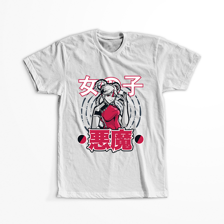 Koszulka Dziewczyna diabeł WYBIERZ KOLOR KOSZULKI I FASON