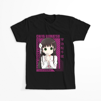 Koszulka Czarna - Is the Order a Rabbit? - WYBIERZ KOLOR KOSZULKI I FASON